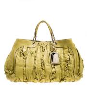 Pre-owned Dolce & Gabbana Tote i gront skinn