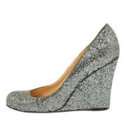 Pre-owned Metallisk stoff Christian Louboutin haeler