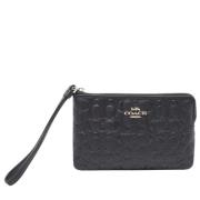 Pre-owned Svart skinntrener clutch