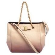 Pre-owned Rosa skinn Salvatore Ferragamo Tote