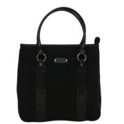 Pre-owned Svart lerret Bvlgari Tote