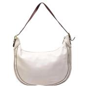 Pre-owned Beige Leather Michael Kors veske