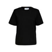 Essential SS Boxy Tee - Black