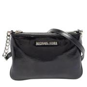 Pre-owned Svart skinn Michael Kors Crossbody veske