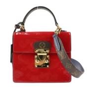 Pre-owned Rodt skinn Louis Vuitton Spring Street