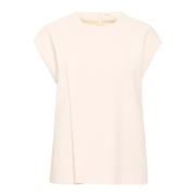 Avslappet Topp Bluse Vanilla