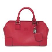 Pre-owned Rosa skinn Loewe Amazona