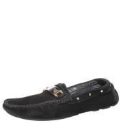 Pre-owned Svart semsket skinn Dolce & Gabbana Flats