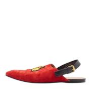 Pre-owned Rodt skinn Christian Louboutin Sandaler