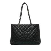 Pre-owned Svart skinn Chanel Tote