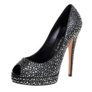 Pre-owned Svart skinn Casadei haeler