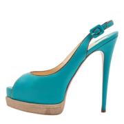 Pre-owned Bla skinn Christian Louboutin haeler