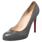 Pre-owned Gra skinn Christian Louboutin haeler