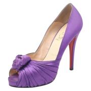 Pre-owned Lilla sateng Christian Louboutin haeler