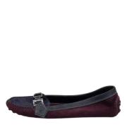 Pre-owned Flerfarget semsket skinn Louis Vuitton Flats