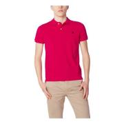 Fuchsia Polo Skjorte for Menn