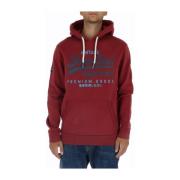 Herre Bordeaux Print Sweatshirt