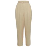 Pre-owned Beige Fabric Chloe bukser