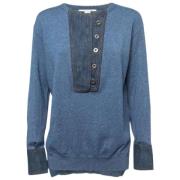 Pre-owned Bla strikk Stella McCartney topp