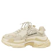 Pre-owned White Mesh Balenciaga joggesko