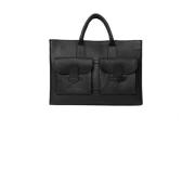 Vintage-inspirert Feline Bag - Svart