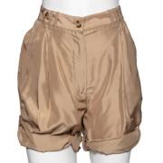 Pre-owned Beige Silk Dolce & Gabbana shorts