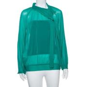 Pre-owned Gronn silke Valentino Top