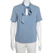 Pre-owned Blatt stoff Armani Top