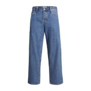 Blå Denim Baggy Jeans