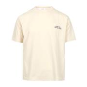 Brodert Crew-neck T-skjorte med Logo