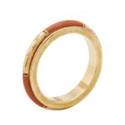 Pre-owned Chloe Ring i gullmetall