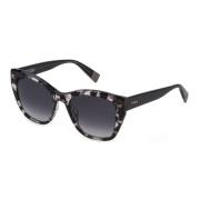 Grey Havana Sunglasses with Grey Shaded Lenses