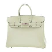 Pre-owned Hermes Birkin i gront skinn