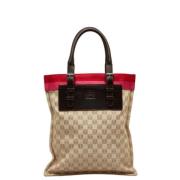 Pre-owned Beige Canvas Loewe Tote