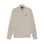 Beige Lyle & Scott Quarter Zip Jumper