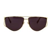 Moderne Aviator Solbriller med Svarte Linser