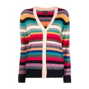 Multifarget Swirl Stripe Ull Cardigan