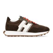 H601 Brune Semskede Sneakers