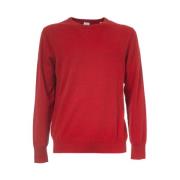 Cashmere Ribbestrikket Crewneck Genser