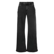 Rock Black Wide Jeans