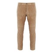 Slim-Fit Høy Midje Chino Bukser