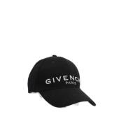 Sorte skjerf med Givenchy broderi