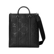 Sort Skinn Tote Bag