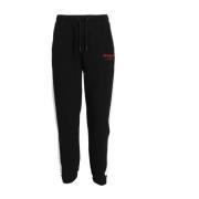 Logo Sweatpants med hvit stripe