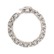 XL Sølv Link NEC Choker