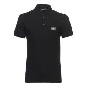 Sort Slim-Fit Poloskjorte