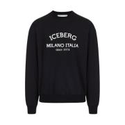 Sweatshirt med logo