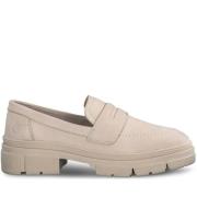 Beige Skinnloafers