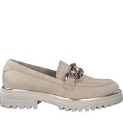 Beige Skinnloafers