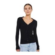 Black Norr Sherry Knit Cardigan Cardigan